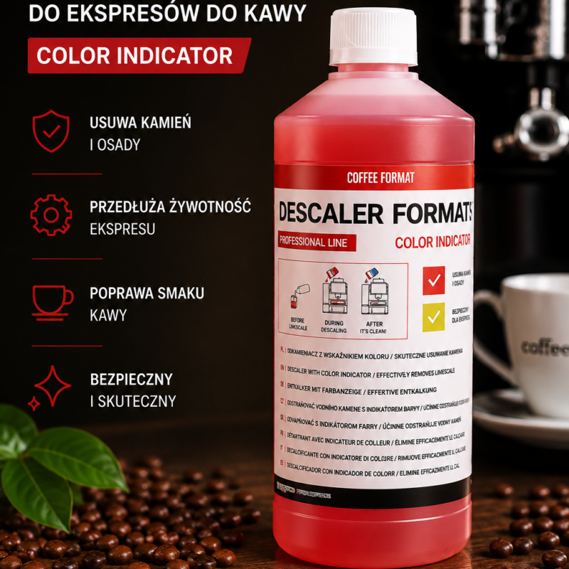 Odkamieniacz do ekspresów – profesjonalny preparat do usuwania kamienia