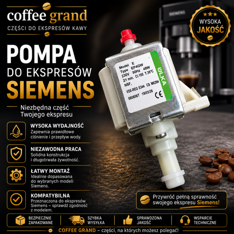 Pompa ULKA EP4GW 48W 230V do ekspresu Siemens – pompa wody