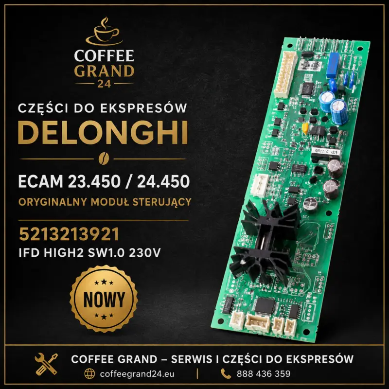 Oryginalny moduĆ sterujÄ
cy DeLonghi ECAM 23.450 24.450 â 5213213921