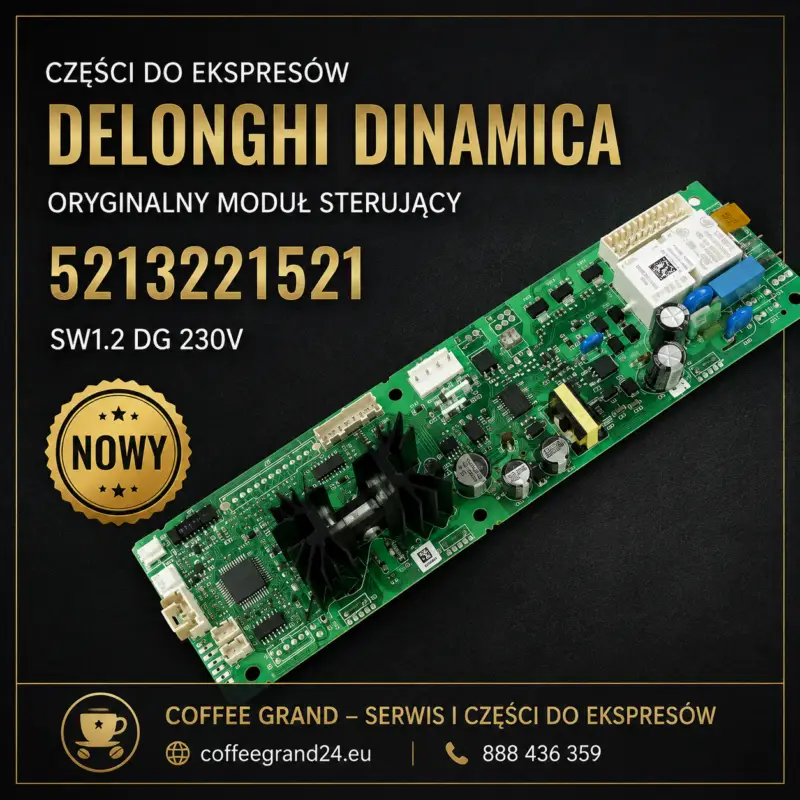 Oryginalny moduł sterujący DeLonghi Dinamica ECAM 5213221521