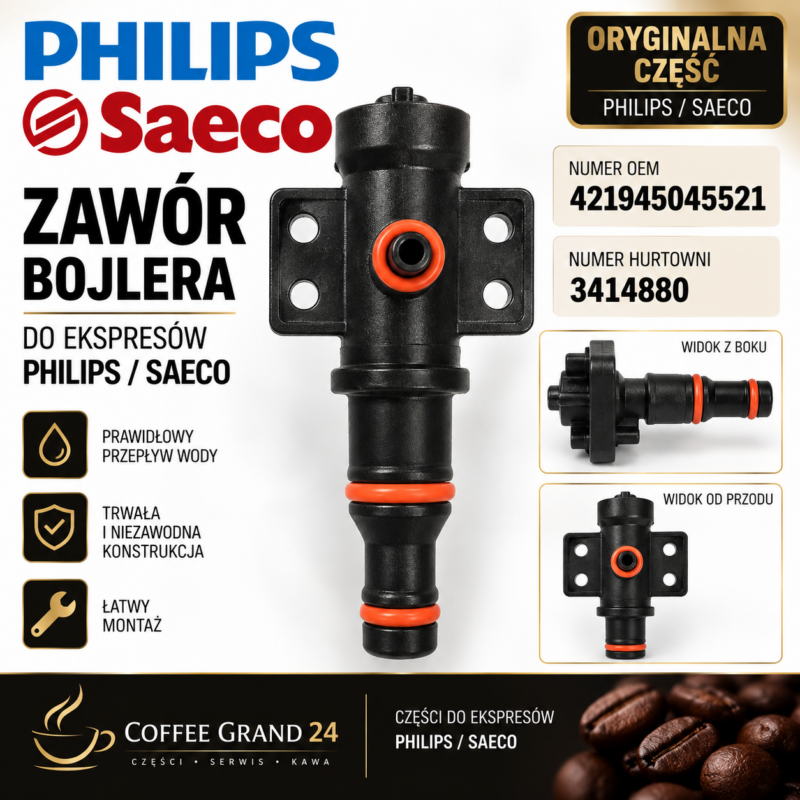 ZawĂłr bojlera Philips Saeco 421945045521 â oryginalna czÄĆÄ