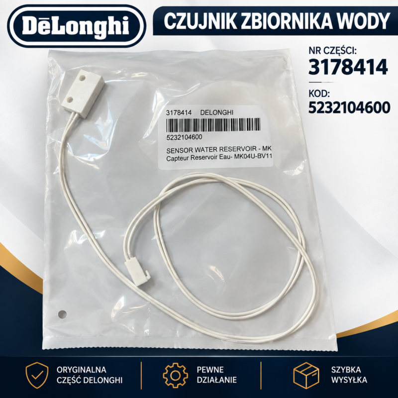 Czujnik zbiornika wody DeLonghi 3178414 / 5232104600