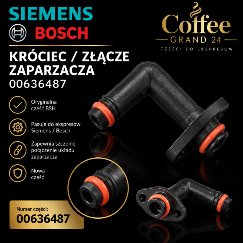KrĂłciec / zĆÄ
cze zaparzacza Siemens Bosch 00636487